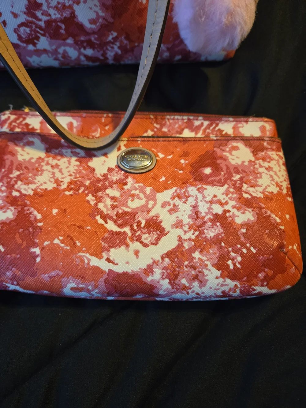 Coach Small Peyton Floral Print Tote (Style F52086 With Matching Wristlet
